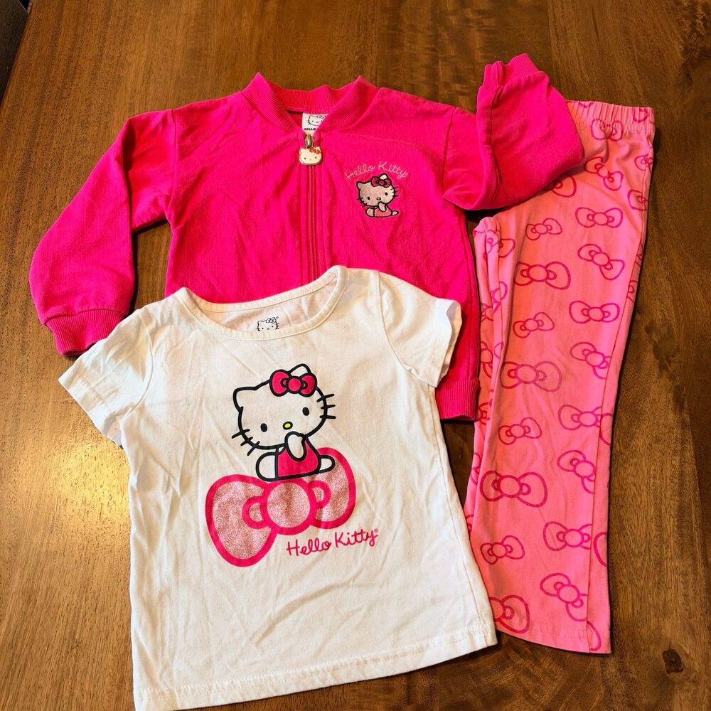 Hello Kitty Girls 4T 3-Piece Outfit Set
